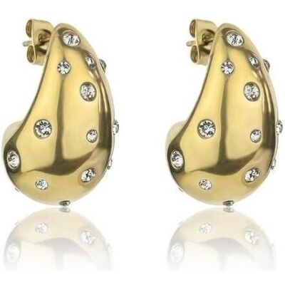 Marc Ohrringe, Malone Gold-Plated Tear Drop Adley Gold Earrings Mce24045g, (Gold) Marc Ohrringe, Malone Gold-Plated Tear Drop Adley Gold Earrings Mce24045g, (Gold)