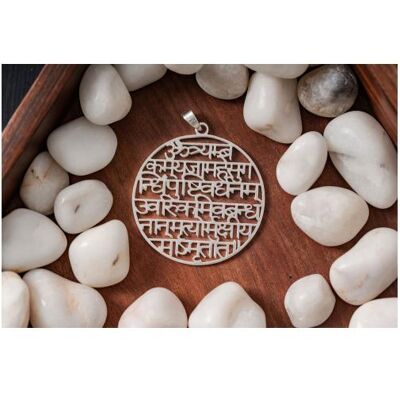 Berk, Kettenanhänger, Amulett „Mahamrityunjay Mantra“ Berk, Kettenanhänger, Amulett „Mahamrityunjay Mantra“