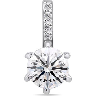 Brilio, Kettenanhänger, Silver - Charming sterling silver pendant with PT60W zircons, (Metall) Brilio, Kettenanhänger, Silver - Charming sterling silver pendant with PT60W zircons, (Metall)