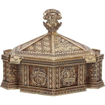 Nemesis Now Harry Potter Schmuckkästchen Hogwarts, Lunchbox, Gold Nemesis Now Harry Potter Schmuckkästchen Hogwarts, Lunchbox, Gold