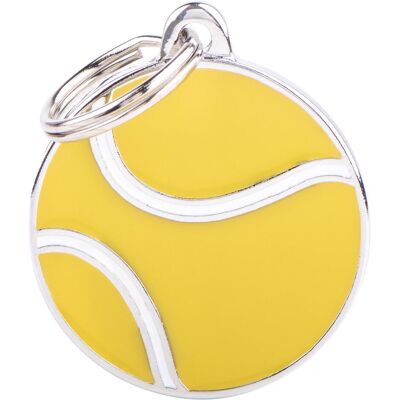 Myfamily, Kettenanhänger, MyFa tegn charm, tennis bold, L Myfamily, Kettenanhänger, MyFa tegn charm, tennis bold, L