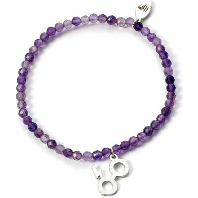 Carat, Armschmuck, HARRY POTTER - Eclair & Lunettes - Charme en Argent & Bracelet Perles, (10.50 cm, Silber) Carat, Armschmuck, HARRY POTTER - Eclair & Lunettes - Charme en Argent & Bracelet Perles, (10.50 cm, Silber)