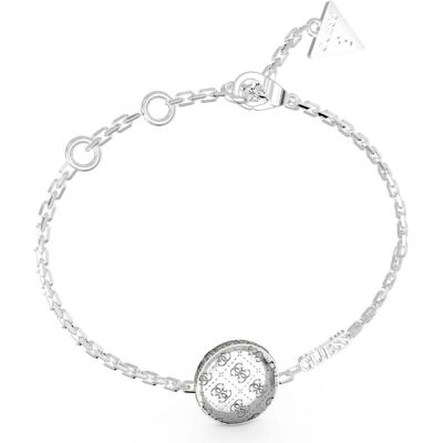 Guess Armschmuck, Fashion Steel Bracelet 4G Rising JUBB04264JWRH - Length: 18.5 cm, (18.50 cm, Edelstahl) Guess Armschmuck, Fashion Steel Bracelet 4G Rising JUBB04264JWRH - Length: 18.5 cm, (18.50 cm, Edelstahl)