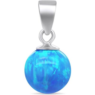 Brilio Silver Hellblauer synthetischer Opal Anhänger - Anhänger Brilio Silver Hellblauer synthetischer Opal Anhänger - Anhänger