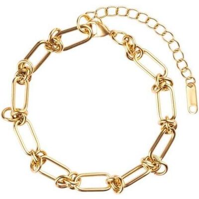 Marc Armschmuck, Malone - WomenÂ's gold-plated chain bracelet MCB250189G Marc Armschmuck, Malone - WomenÂ's gold-plated chain bracelet MCB250189G