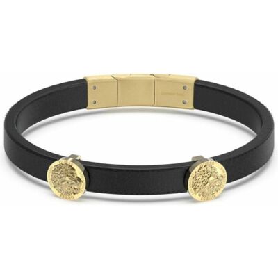 Guess Armschmuck, MenÂ's leather bracelet Lion King JUMB03013JWYGT/U - Length: 21 cm, (20 cm, Leder) Guess Armschmuck, MenÂ's leather bracelet Lion King JUMB03013JWYGT/U - Length: 21 cm, (20 cm, Leder)