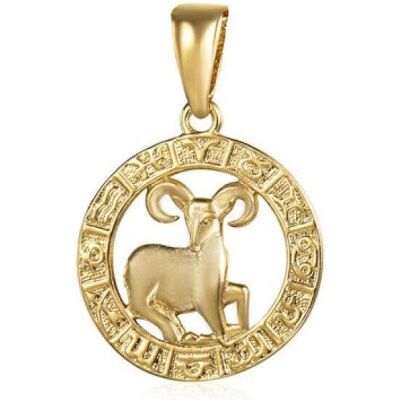 JVD, Kettenanhänger, Gold-plated Aries pendant SVLP0713XH2GOBE JVD, Kettenanhänger, Gold-plated Aries pendant SVLP0713XH2GOBE