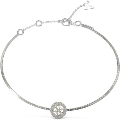 Guess Armschmuck, 4G Crush Fashion Steel Bracelet JUBB04163JWRH - Length: 18.5 cm, (18.50 cm, Metall) Guess Armschmuck, 4G Crush Fashion Steel Bracelet JUBB04163JWRH - Length: 18.5 cm, (18.50 cm, Metall)