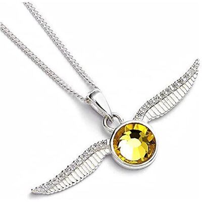 GED, Halsschmuck, Harry Potter Golden Snitch Necklace With Crystal GED, Halsschmuck, Harry Potter Golden Snitch Necklace With Crystal