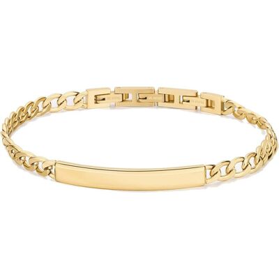 Brosway, Armschmuck, - Riptide BTD021 Gold Plated Men's Steel Bracelet, (Edelstahl) Brosway, Armschmuck, - Riptide BTD021 Gold Plated Men's Steel Bracelet, (Edelstahl)