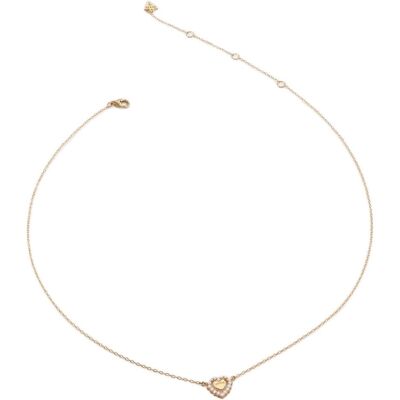 Guess Halsschmuck, 16-18" JARDIN HEART & CRYS NK Halskette, (Silber 925, Sterling Silver) Guess Halsschmuck, 16-18" JARDIN HEART & CRYS NK Halskette, (Silber 925, Sterling Silver)