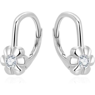 Beneto, Ohrringe, Lovely girls' earrings with clear zirconia AGUC3335-2 Beneto, Ohrringe, Lovely girls' earrings with clear zirconia AGUC3335-2