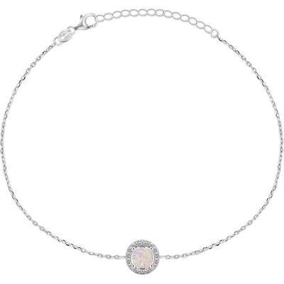 Brilio, Armschmuck, Silver - Beautiful silver bracelet with synthetic opal BRC31WP Brilio, Armschmuck, Silver - Beautiful silver bracelet with synthetic opal BRC31WP