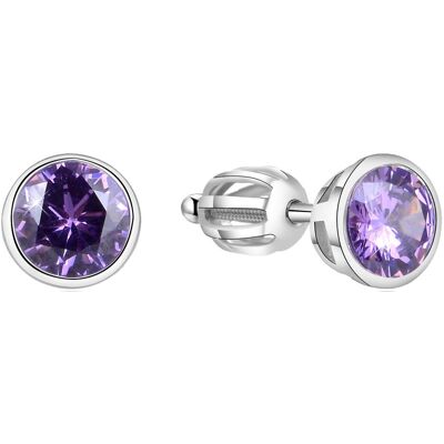 Beneto, Ohrringe, Silver earrings with shimmering zircon AGUP1718S (L), (Silber) Beneto, Ohrringe, Silver earrings with shimmering zircon AGUP1718S (L), (Silber)