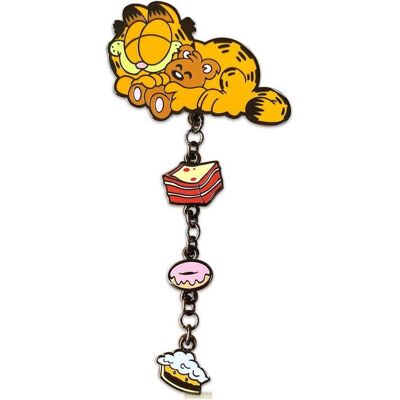 Youtooz, Anstecknadel, Garfield Dangling Ansteck-Pin Garfield 13 cm, Mehrfarbig Youtooz, Anstecknadel, Garfield Dangling Ansteck-Pin Garfield 13 cm, Mehrfarbig
