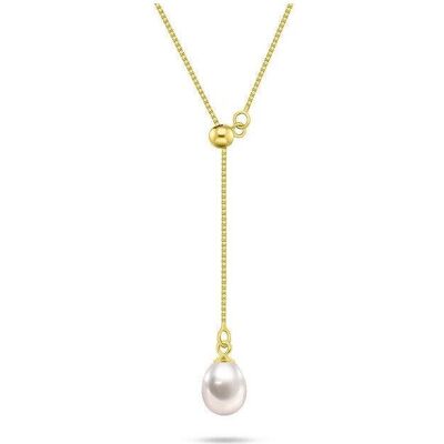 Brilio, Halsschmuck, Gold-plated necklace with real pearl NCL221Y Brilio, Halsschmuck, Gold-plated necklace with real pearl NCL221Y