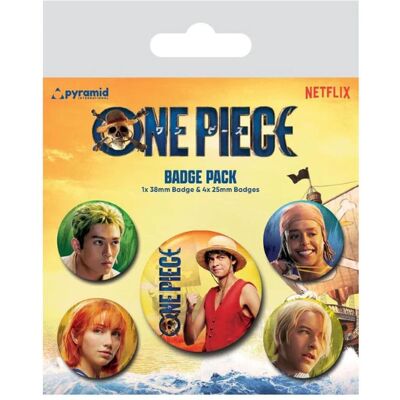 Pyramid Anstecknadel, One Piece - Characters - Netflix, Mehrfarbig Pyramid Anstecknadel, One Piece - Characters - Netflix, Mehrfarbig