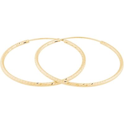 JVD, Ohrringe, Gold plated earrings rings SVLE0215XD5GO - Diameter: 4 cm JVD, Ohrringe, Gold plated earrings rings SVLE0215XD5GO - Diameter: 4 cm