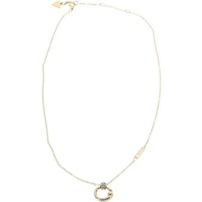 Guess Halsschmuck, - Oh My G Gold Plated Crystal Necklace JUBN04518JWYGT/U, (Edelstahl, Glas) Guess Halsschmuck, - Oh My G Gold Plated Crystal Necklace JUBN04518JWYGT/U, (Edelstahl, Glas)