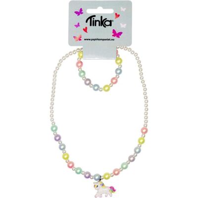 Tinka Magic, Halsschmuck, Tinka Beauty – Halskette/Armband – Perlen mit Unicorn Tinka Magic, Halsschmuck, Tinka Beauty – Halskette/Armband – Perlen mit Unicorn