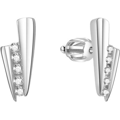 Beneto, Ohrringe, Silver shimmering earrings AGUP1435S (L), (Silber) Beneto, Ohrringe, Silver shimmering earrings AGUP1435S (L), (Silber)