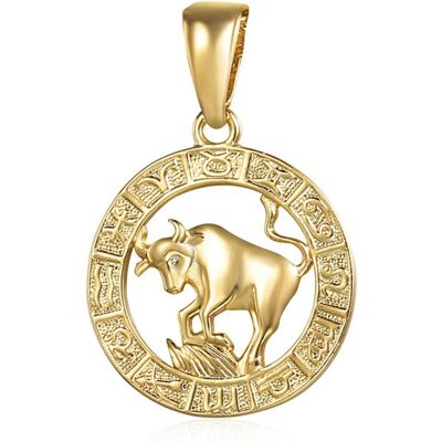 JVD, Kettenanhänger, Gold-plated bull pendant SVLP0713XH2GOBY JVD, Kettenanhänger, Gold-plated bull pendant SVLP0713XH2GOBY