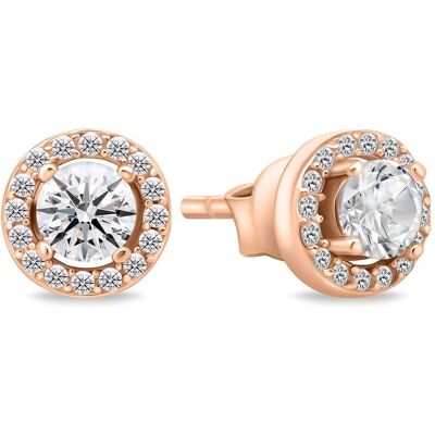 Brilio, Ohrringe, Silver - Beautiful bronze earrings with zircons EA604R, (Bronze, Zirkonia) Brilio, Ohrringe, Silver - Beautiful bronze earrings with zircons EA604R, (Bronze, Zirkonia)