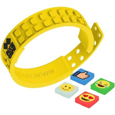 Pixie Crew, Armschmuck, Silikonarmband mit Emoticons, (21 cm, Silikon) Pixie Crew, Armschmuck, Silikonarmband mit Emoticons, (21 cm, Silikon)