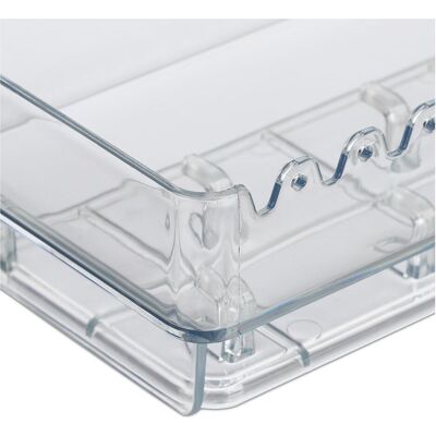 Relaxdays, Uhrenbox + Schmuckaufbewahrung, Schmuckhalter, Transparent Relaxdays, Uhrenbox + Schmuckaufbewahrung, Schmuckhalter, Transparent