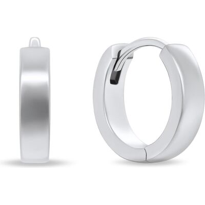 Brilio, Ohrringe, Silver - Minimalist silver round earrings EA204W, (Silber) Brilio, Ohrringe, Silver - Minimalist silver round earrings EA204W, (Silber)