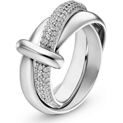 Jette, Ring, Damenring SWING 2.0, (59, 925 Silber) Jette, Ring, Damenring SWING 2.0, (59, 925 Silber)