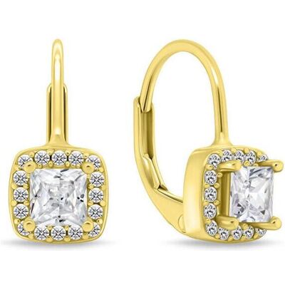 Brilio, Ohrringe, Elegant gold-plated earrings with clear zircons EA1274Y Brilio, Ohrringe, Elegant gold-plated earrings with clear zircons EA1274Y