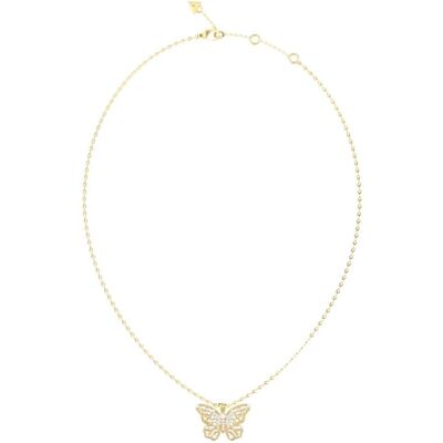 Guess Halsschmuck, Borboleta Halskette, (Edelstahl, Glas) Guess Halsschmuck, Borboleta Halskette, (Edelstahl, Glas)