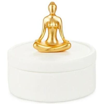 Balvi, Uhrenbox + Schmuckaufbewahrung, Schmuckschatulle - Yoga, Gold Balvi, Uhrenbox + Schmuckaufbewahrung, Schmuckschatulle - Yoga, Gold
