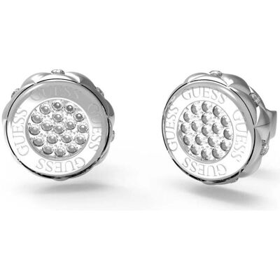 Guess Ohrringe, Fashion Steel Stones With Zircons Stylish Earrings, (Stahl) Guess Ohrringe, Fashion Steel Stones With Zircons Stylish Earrings, (Stahl)