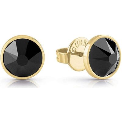 Guess Halsschmuck, MenÂ's gold-plated earrings withack crystals Frontiers JUME01343JWYGBKT / U (M), (Stahl) Guess Halsschmuck, MenÂ's gold-plated earrings withack crystals Frontiers JUME01343JWYGBKT / U (M), (Stahl)