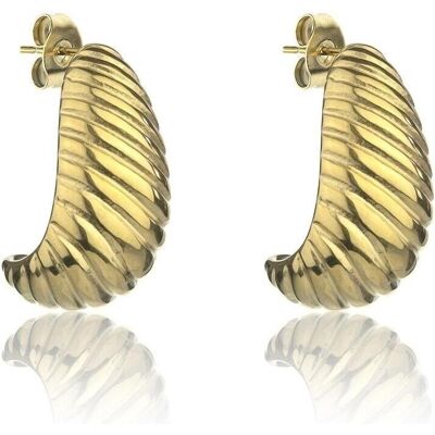 Marc Ohrringe, Malone - Elegant gold-plated earrings MCE24040G Marc Ohrringe, Malone - Elegant gold-plated earrings MCE24040G