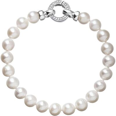 Evolution Group, Armschmuck, Silver pearl bracelet Pavona 23003.1 A (L), (Silber) Evolution Group, Armschmuck, Silver pearl bracelet Pavona 23003.1 A (L), (Silber)