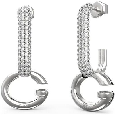 Guess Ohrringe, - Fashionable steel dangle earrings Oh My G JUBE04520JWRHT/U, (Edelstahl) Guess Ohrringe, - Fashionable steel dangle earrings Oh My G JUBE04520JWRHT/U, (Edelstahl)