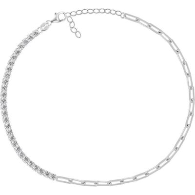 Brilio, Armschmuck, Silver - Sparkling silver bracelet with zircons BRC68W, (Silber) Brilio, Armschmuck, Silver - Sparkling silver bracelet with zircons BRC68W, (Silber)