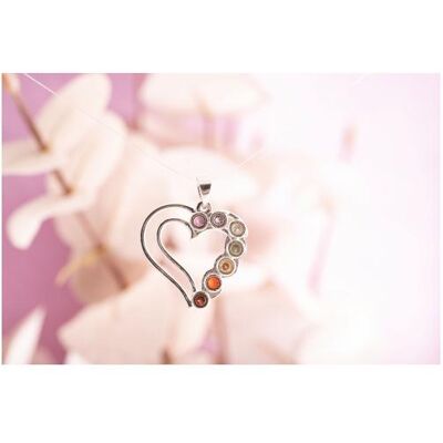 Berk, Kettenanhänger, Anhänger Chakra Herz, (Silber, Silber 925) Berk, Kettenanhänger, Anhänger Chakra Herz, (Silber, Silber 925)