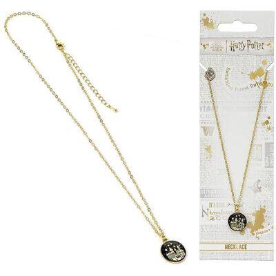Halsschmuck, Harry Potter Offizielle Goldfarbene Hogwarts-Schloss-Halskette, Einheitsgrösse, Zink, Kein Edelstein, (Zink) Halsschmuck, Harry Potter Offizielle Goldfarbene Hogwarts-Schloss-Halskette, Einheitsgrösse, Zink, Kein Edelstein, (Zink)