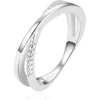 Beneto, Ring, Charming double ring made of silver AGG225 - Circuit: 54 mm (L), (54, 925 Silber) Beneto, Ring, Charming double ring made of silver AGG225 - Circuit: 54 mm (L), (54, 925 Silber)