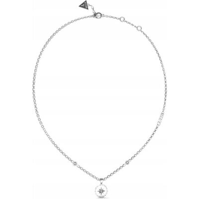 Guess Halsschmuck, Monete JUBN02201JWRHT/U modern steel necklace, (Edelstahl, Kristall, 40 - 45 cm) Guess Halsschmuck, Monete JUBN02201JWRHT/U modern steel necklace, (Edelstahl, Kristall, 40 - 45 cm)