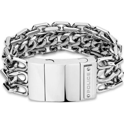 Police, Armschmuck, Chain Mail Armband, (20 cm, Edelstahl) Police, Armschmuck, Chain Mail Armband, (20 cm, Edelstahl)