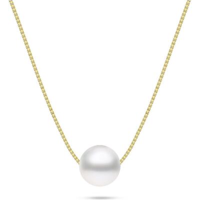 Brilio, Halsschmuck, Silver - Lovely gold plated pearl necklace NCL99Y Brilio, Halsschmuck, Silver - Lovely gold plated pearl necklace NCL99Y