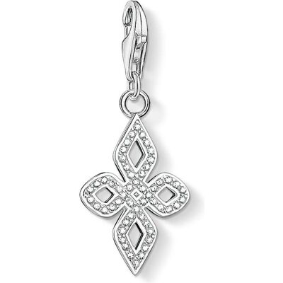 Thomas Sabo, Kettenanhänger, Charm-Anhänger Schwarzer, (Silber) Thomas Sabo, Kettenanhänger, Charm-Anhänger Schwarzer, (Silber)