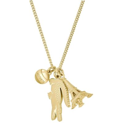 Lacoste, Halsschmuck, - Women's gold-plated steel necklace Umpire 2040454, (Edelstahl, 60 cm) Lacoste, Halsschmuck, - Women's gold-plated steel necklace Umpire 2040454, (Edelstahl, 60 cm)