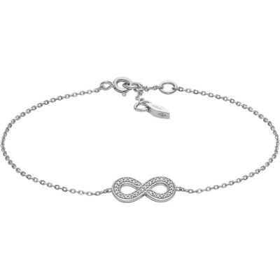 Fossil, Armschmuck, Sterling, (16.50 cm, 925er Silber, CZ) Fossil, Armschmuck, Sterling, (16.50 cm, 925er Silber, CZ)
