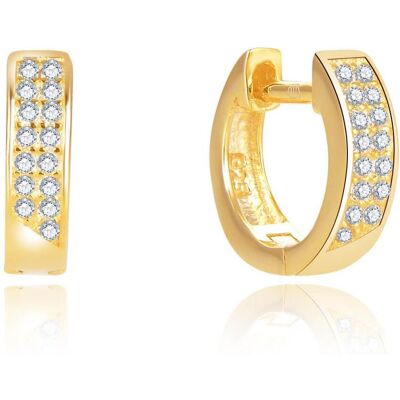 Beneto, Ohrringe, Timeless gold-plated earrings AGUC2609-GOLD Beneto, Ohrringe, Timeless gold-plated earrings AGUC2609-GOLD
